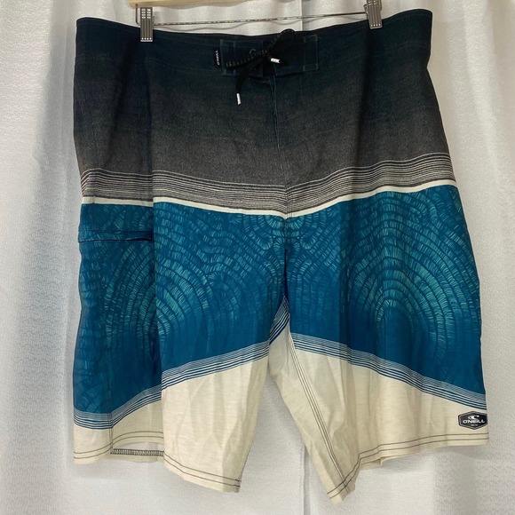 O’Neill Hyper Freak Board Shorts swinsuit men sz 38 - Picture 1 of 8